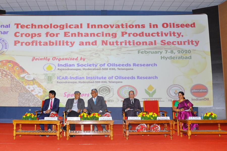 National Seminar on Technological Innovations in Oilseed Crops for Enhanced Productivity, Profitability and Nutritional Security