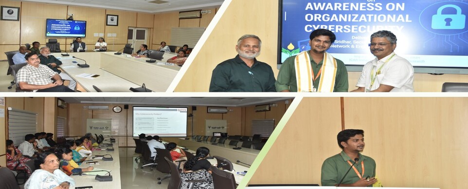 The guest lecture on " Awareness on Organizational Cybersecurity " will be delivered by Mr. Sridhar, Security Analyst, Trace Network & Engineering Pvt Ltd