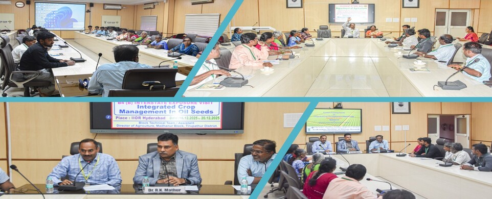 Farmers training course on Integrated Crop Management in Oilseed Crops on December 17,18 2025 