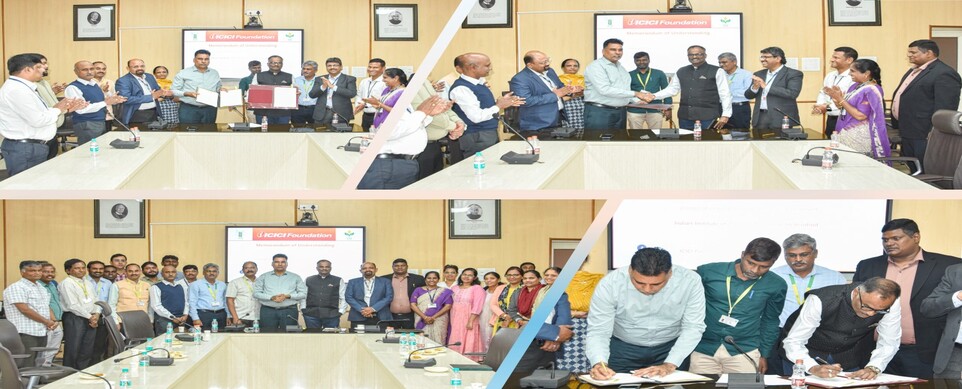 MOU with ICICI Foundation