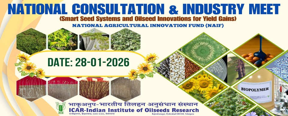 National Consultation&Industry Meet (Smart Seed Systems and Oilseed Innovations for yield Grain) on 28.01.2026