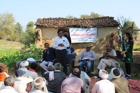 Outreach activities in tribal villages of Udaipur-Rajasthan
