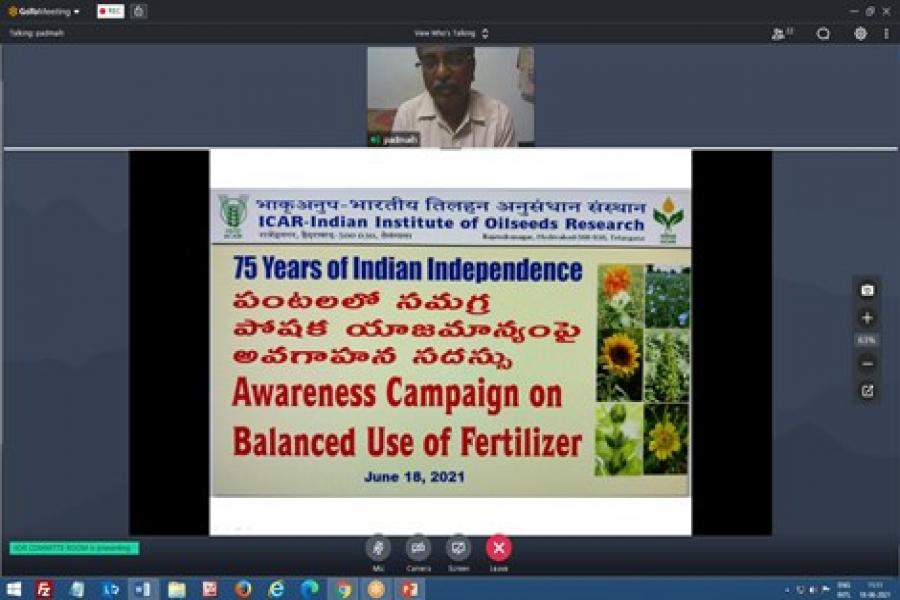 Farmers Awareness Campaign on “Balanced Use of Fertilizers”