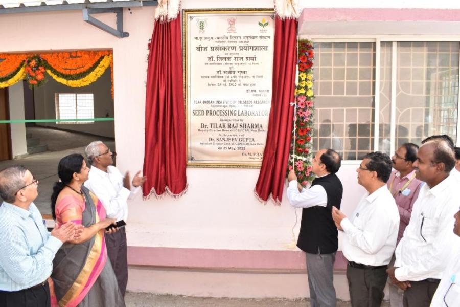 Inauguration of seed processing lab