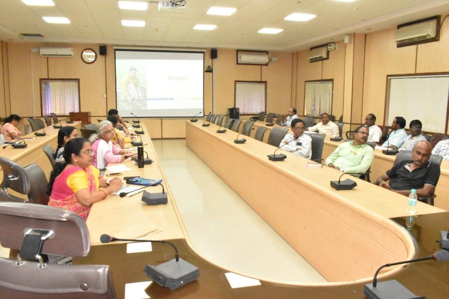 A Guest lecture by Dr Sobhan Babu Sajja, Senior Scientist, ICRISAT, on "Speed Breeding Facility" on 02.08.2023