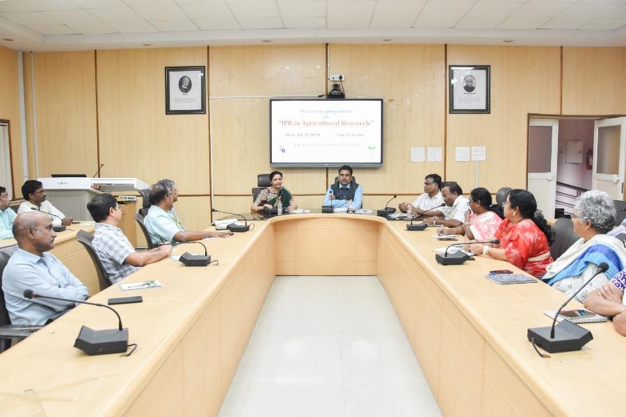 Awareness programme on "IPR in Agricultural Research "