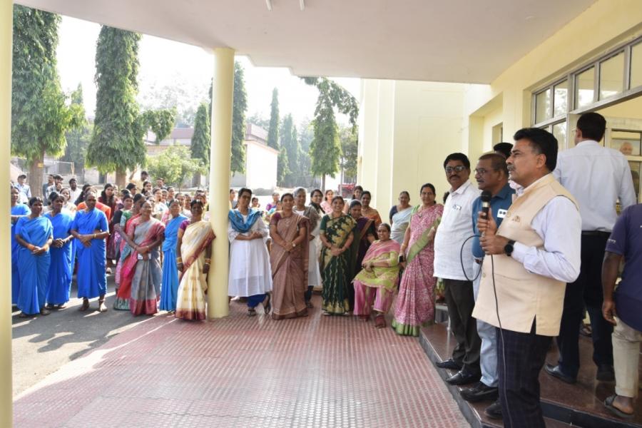 New Year (2025) Celebrations at ICAR-Indian Institute of Oilseeds Research.