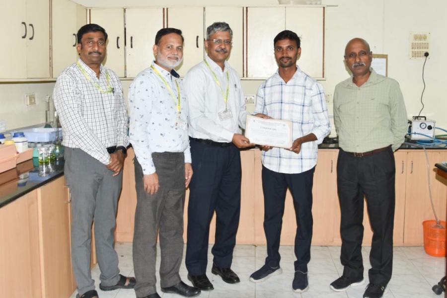 "Hands-on Training on the Use of Soil Test Kits for Fertilizer Recommendations Under the Agri-Business Incubation Centre."