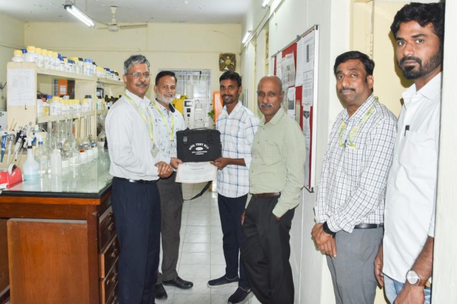 "Hands-on Training on the Use of Soil Test Kits for Fertilizer Recommendations Under the Agri-Business Incubation Centre."