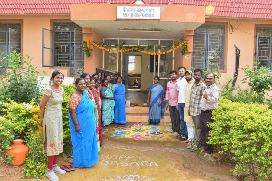 Vahan Pooja vibes at ICAR-IIOR