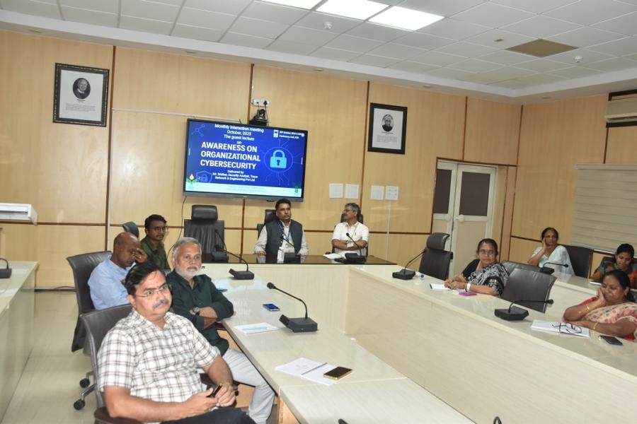 The guest lecture on " Awareness on Organizational Cybersecurity " will be delivered by Mr. Sridhar, Security Analyst, Trace Network & Engineering Pvt Ltd, Hyderabad