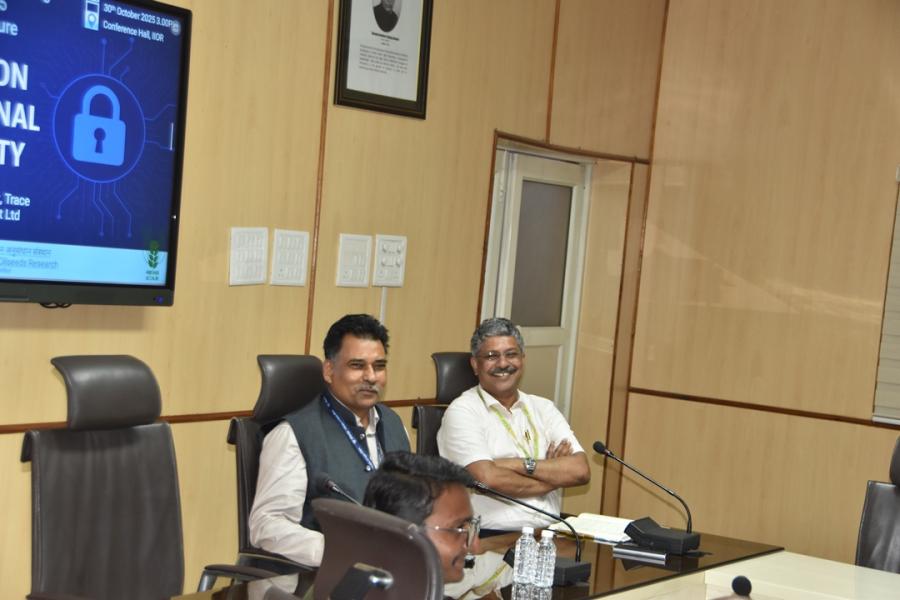 The guest lecture on " Awareness on Organizational Cybersecurity " will be delivered by Mr. Sridhar, Security Analyst, Trace Network & Engineering Pvt Ltd, Hyderabad