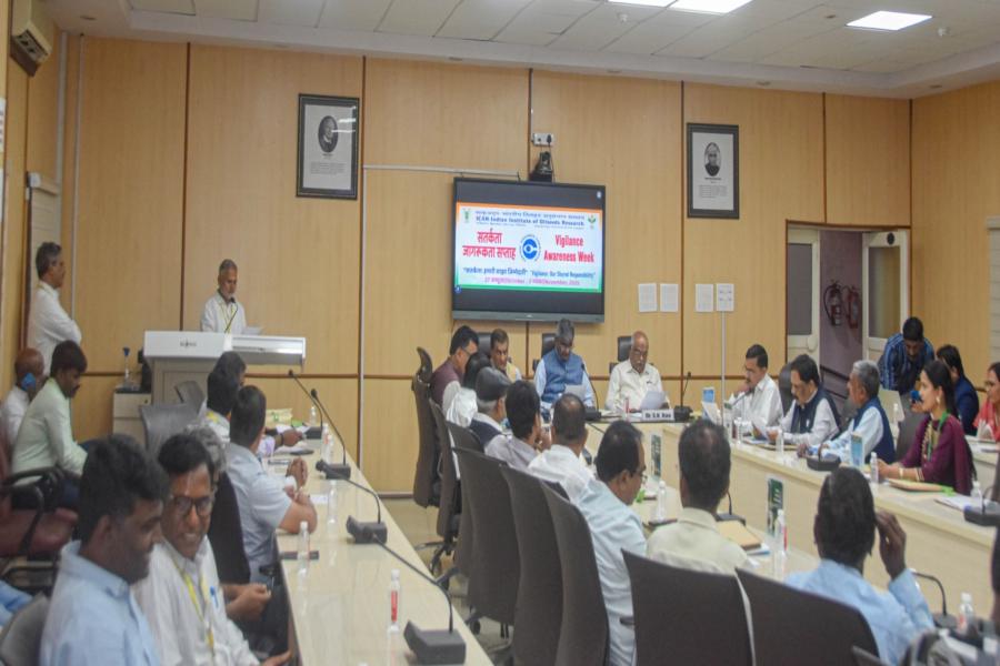Vigilance Awareness Week from 27th October to 2nd November 2025 on the theme — “सतर्कता: हमारी साझा जिम्मेदारी” (“Vigilance: Our Shared Responsibility”) 