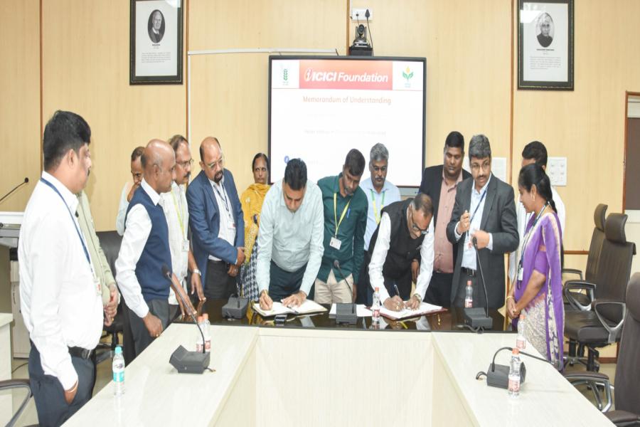 MOU with ICICI Foundation