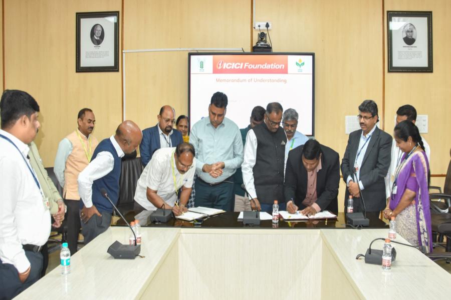 MOU with ICICI Foundation