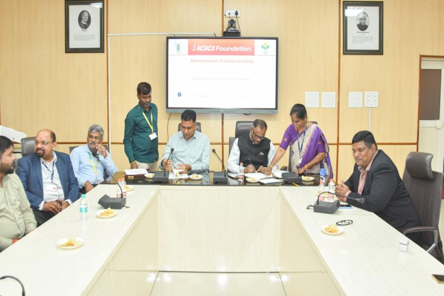 MOU with ICICI Foundation
