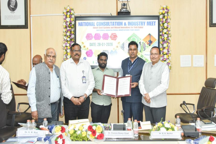 National Consultation&Industry Meet (Smart Seed Systems and Oilseed Innovations for yield Grain) 